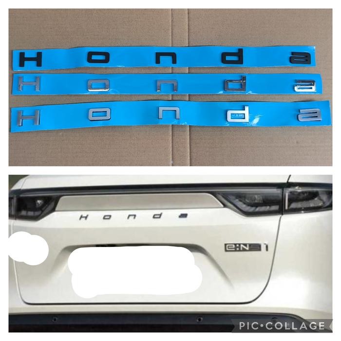 emblem tulisan HONDA belakang new HRV 2022-2024 vezel hybrid japan