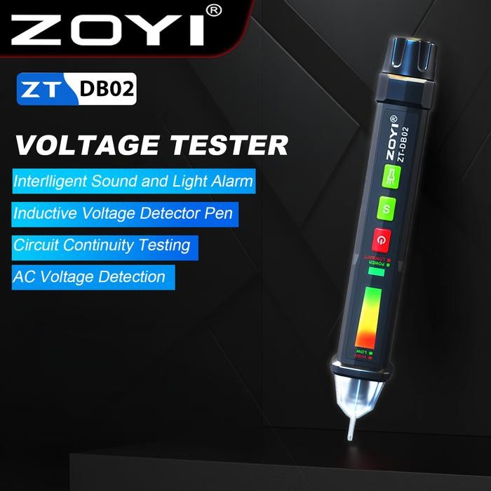 ZOYI ZT DB02 TESTER PEN TESPEN NON CONTACT AC VOLT DETECTOR 12V-1000V