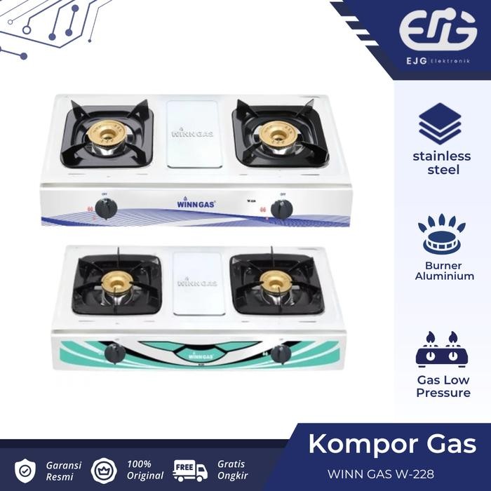 Quantum kompor 2 tungku 201 DMPB 201 DMP-B 201DMPB