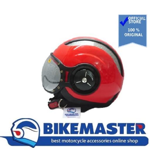 Helm Zeus ZS-218 Red New Helm Retro