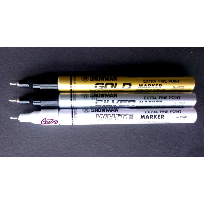 SNOWMAN EXTRA FINE MARKER/SNOWMAN SPIDOL KECIL - Putih