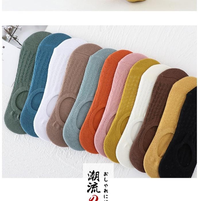 968 KAOS KAKI PENDEK BAWAH MATA KAKI KOREAN JAPAN MODEL HIDDEN SOCKS CASUAL WANITA CEWEK INVISIBLE