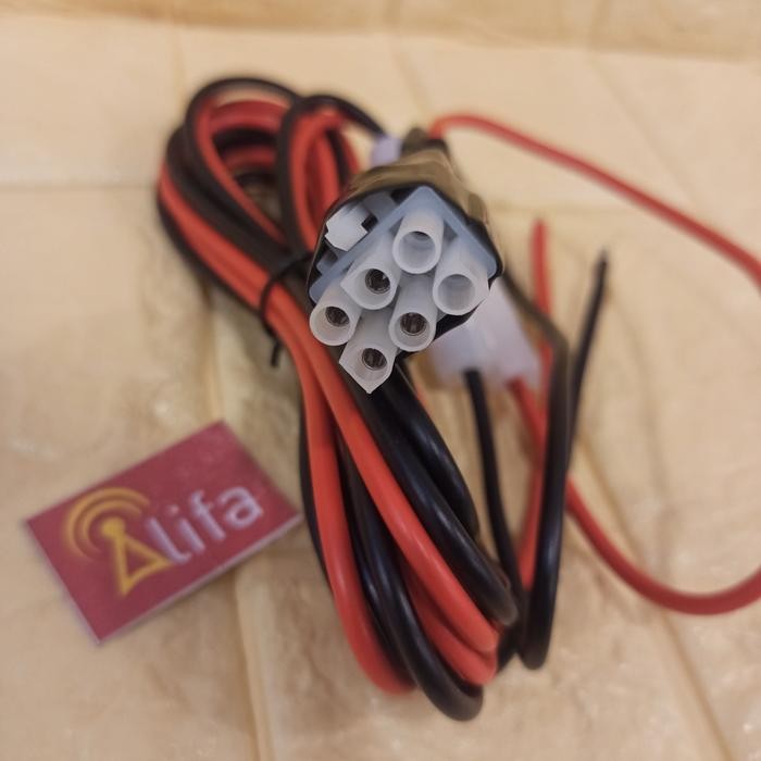 Ready Kabel DC Cord 6 Pin untuk Radio HF SSB Icom Kenwood Yaesu Alinco