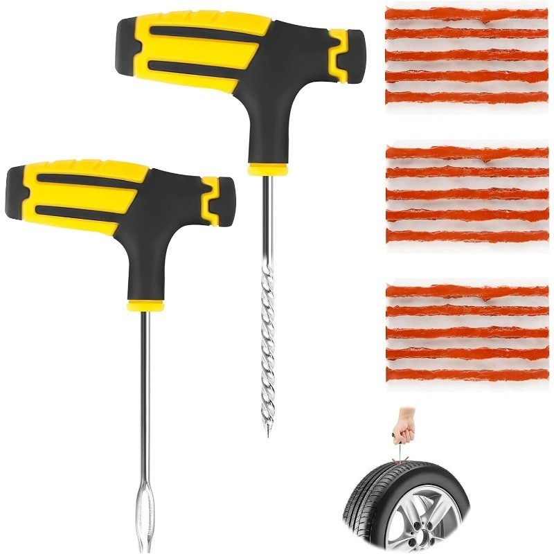 Tyre Repair Rubber Sealing Strips Flat Tire Plug Tire Emergency Repair Tubeless Tyre Tool Bike Tire 