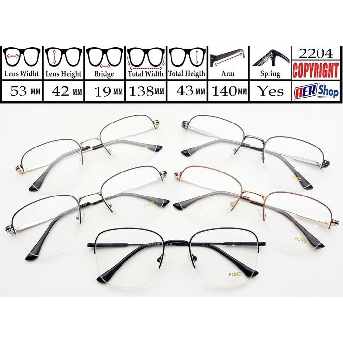 Promo Kacamata Korea Kacamata Minus Frame Kacamata Minus Frame Metal Korea