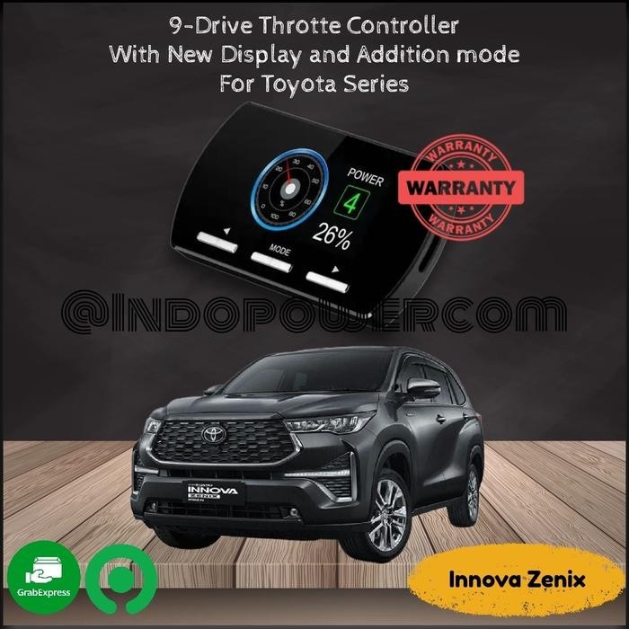 9 Drive New Throttle Controller Toyota Innova Zenix Remap 9Drive