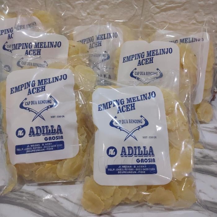 JAJANAJA- Emping Aceh Suoer Grade A 500G (Adilla)
