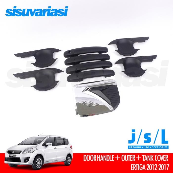Ready Paket Tank Cover Door Handle Outer Pintu Ertiga 2012 2013 2014 2015 2016 2017 Aksesoris Chrome