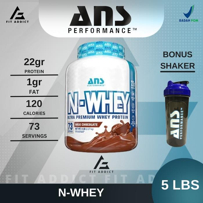 ORIGINAL  ANS NWHEY N-WHEY 5 LBS 5 LB 5LBS 5LB N WHEY PROTEIN 73 SERVINGS