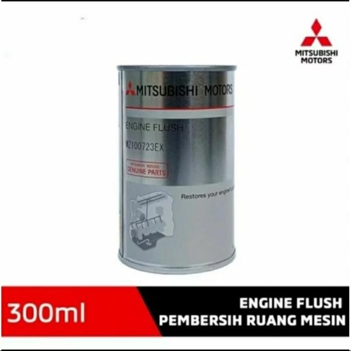 Engine Flush Mitsubishi Original - Cairan Pembilas Penguras Oli Mesin Bensin/Diesel 300 Mili