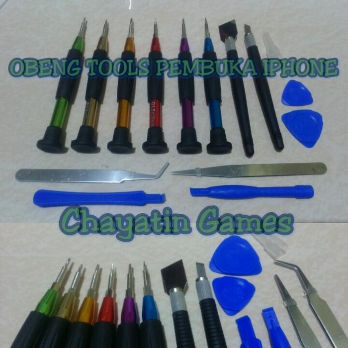Original OBENG SET PEMBUKA HP / OBENG TOOLS PEMBUKA IPHONE Tepercaya