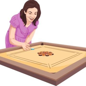 ItemNews- Biji Karambol Super Diameter Besar / Jumbo Koin Krambol 2 Lapis Tebal 5 Mm Original 1