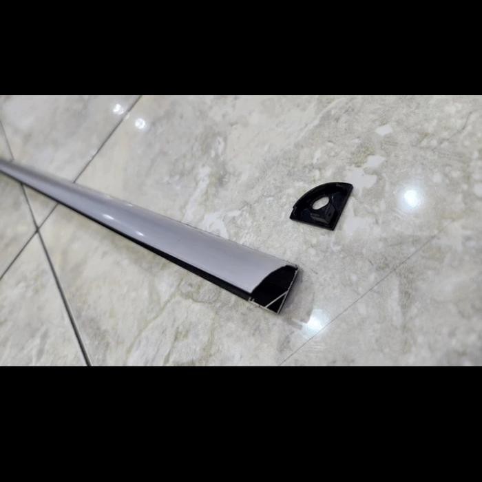 Cover Lampu Led Strip 1 Mtr Siku U Sayap / Cover Lampu Led Strip 1 Mtr