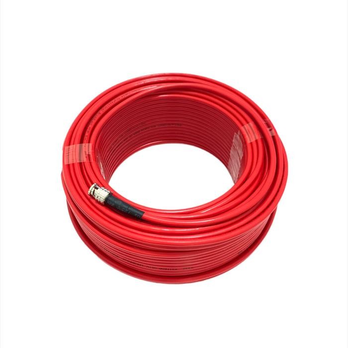 fd26- 30 Mtr Nrn77 Serabut Merah Rg59 75 Ohm + Bnc