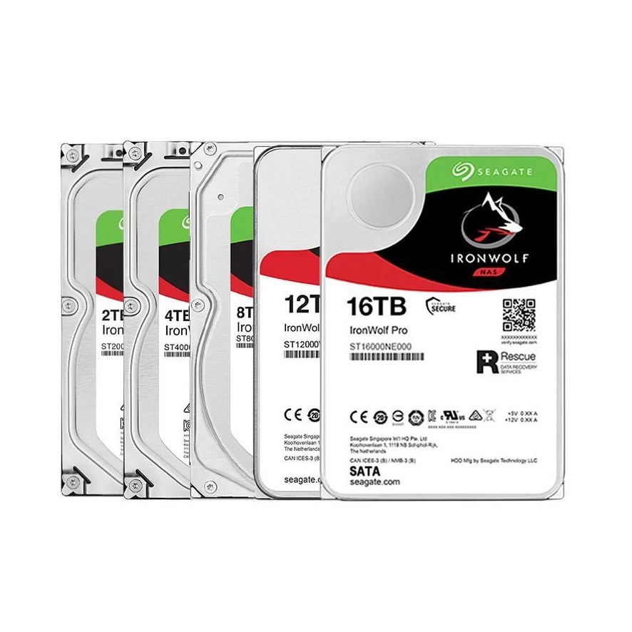 BARU IronWolf Pro Internal OEM Hard Drive 4TB, 6TB, 8TB, 10TB, 12TB, 16TB, NAS, RAID Network Connect