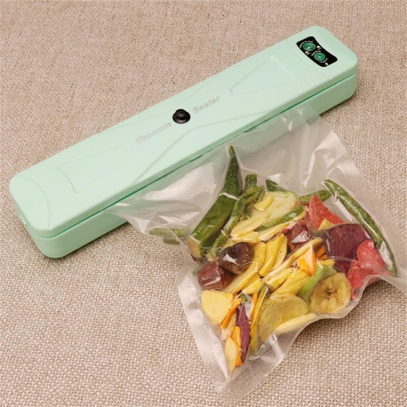 EU/US/UK Vacuum Food Sealers With Free 10PCS Vacuum Bags Food Fresh Kitchen Electric Sealing Packagi