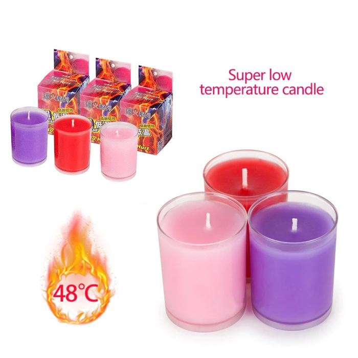 Camani Candle - Marleiter Lilin Low Temperature Candle Bdsm Drop Wax Strawberry