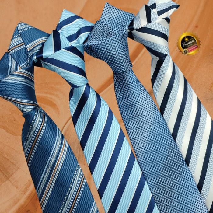 Terlaris Dasi biru muda dasi kantor pria dasi panjang dasi pria lebar 3 inchi SALE