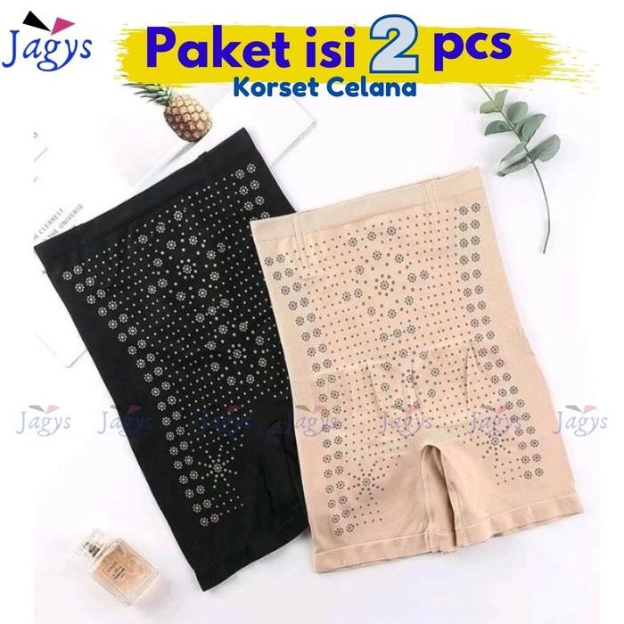 Queen Korset - Korset Celana Pelangsing Perut Paha Celana Pelangsing Panjang Korset Pelangsing