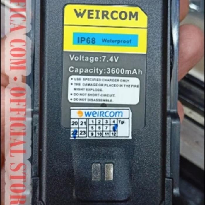 BATREI HT WEIRCOM WR88 PLUS / BATERAI HT WEIRCOM 808 ORIGINAL