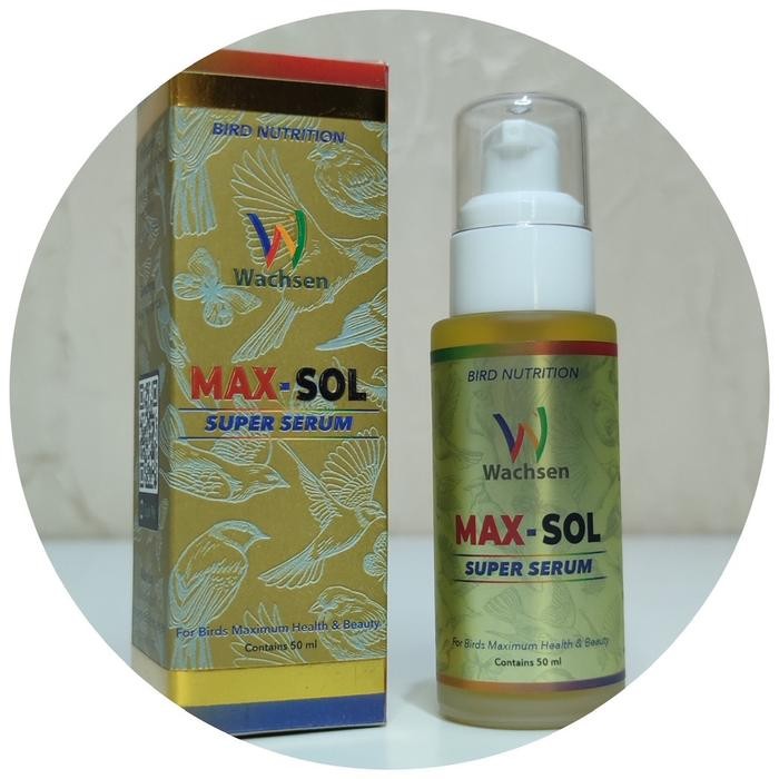 6yfd- Max - Sol Suplemen Vitamin Protein Semua Jenis Burung Murai Lovebird Kenari Cucak Ijo