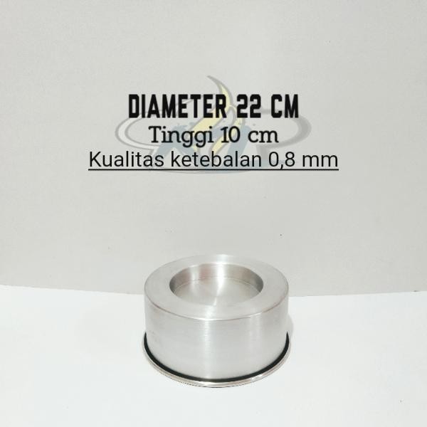 Loyang Bolu Coklat Lumer / Loyang Bulat Press Cekung Tinggi 10 Cm