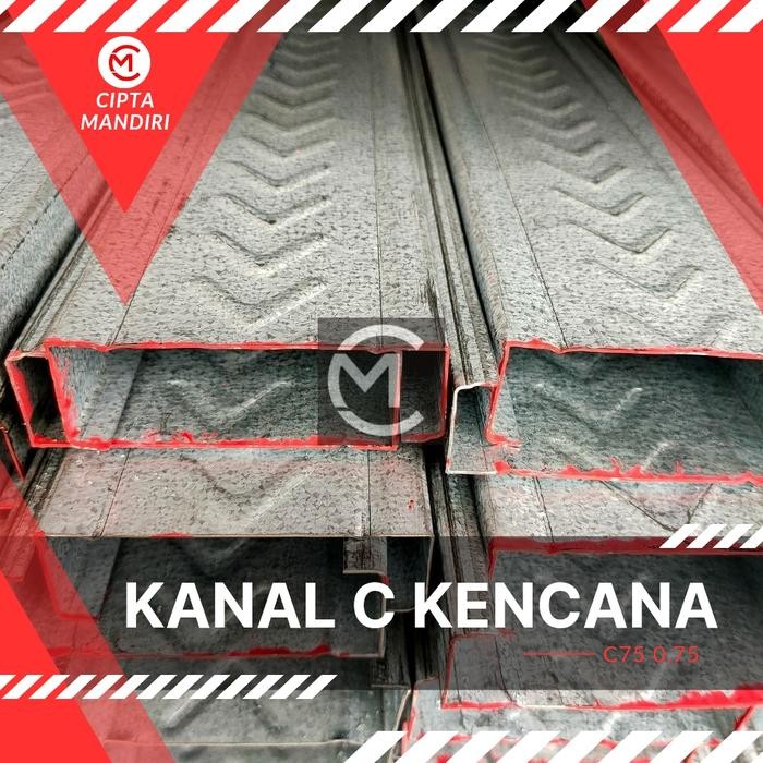 Lansungkirim- Galvalum / Truss / Baja Ringan / Kanal C Kencana C75 0,75