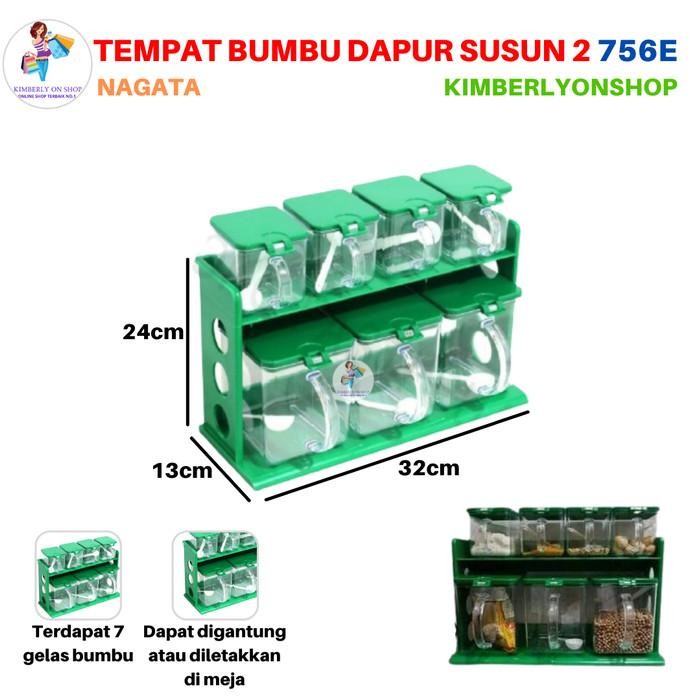 TEMPAT BUMBU SUSUN 2 KITCHEN SET 756 E NAGATA