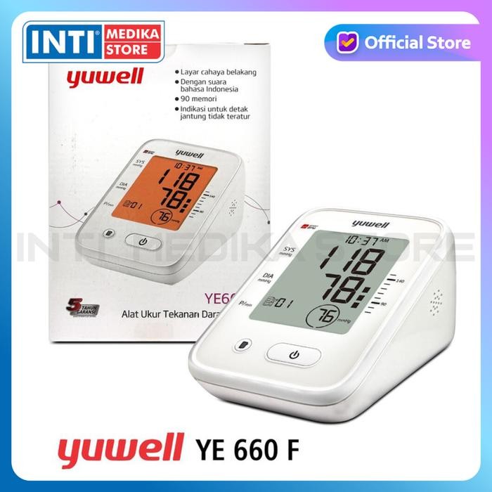 gktu- Yuwell - Tensimeter Digital + Voice Ye 660F Tensi Digital Yuwell