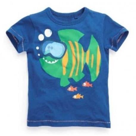 Pakaian Anak Laki-Laki /Atasan Jumping Beans Fish