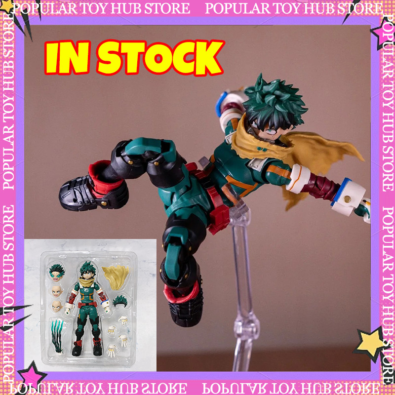 In Stock SHF My Hero Academia Deku Izuku Midoriya High Quality 15cm Articulated Action Figure Anime
