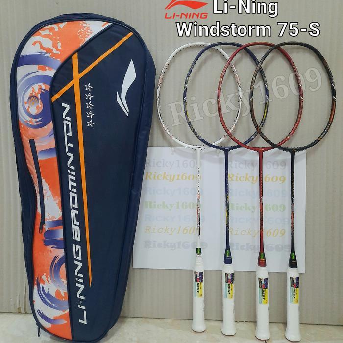 RAKET BADMINTON LINING WINDSTORM 75S - LINING WINDSTORM 75-S ORIGINAL