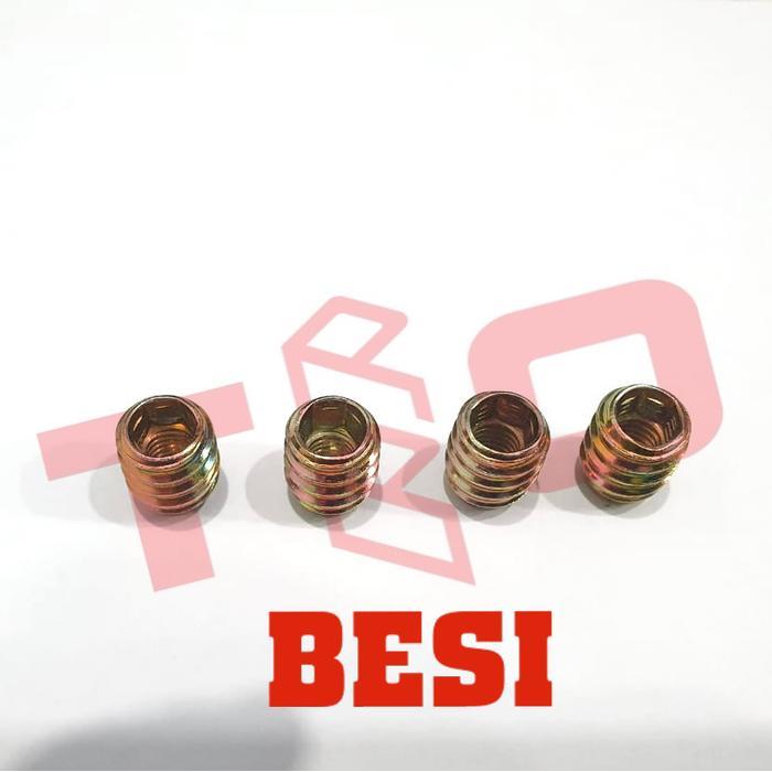 NEW Mur Nanas M6x13 OE BESI - M6 x 13 Kunci L - Tanam Insert - Tanpa Bibir