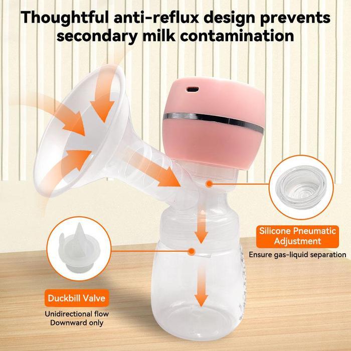 Topborn Electric Breast Pump Pompa Payudara Listrik Portabel Bahan Keamanan Food Grade Getaran