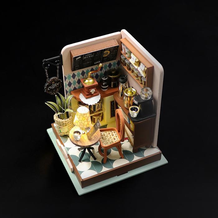 Mainan Diy Hongda Miniatur Rumah Boneka/Creatore Miniature Doll House Kit Diskon Sell