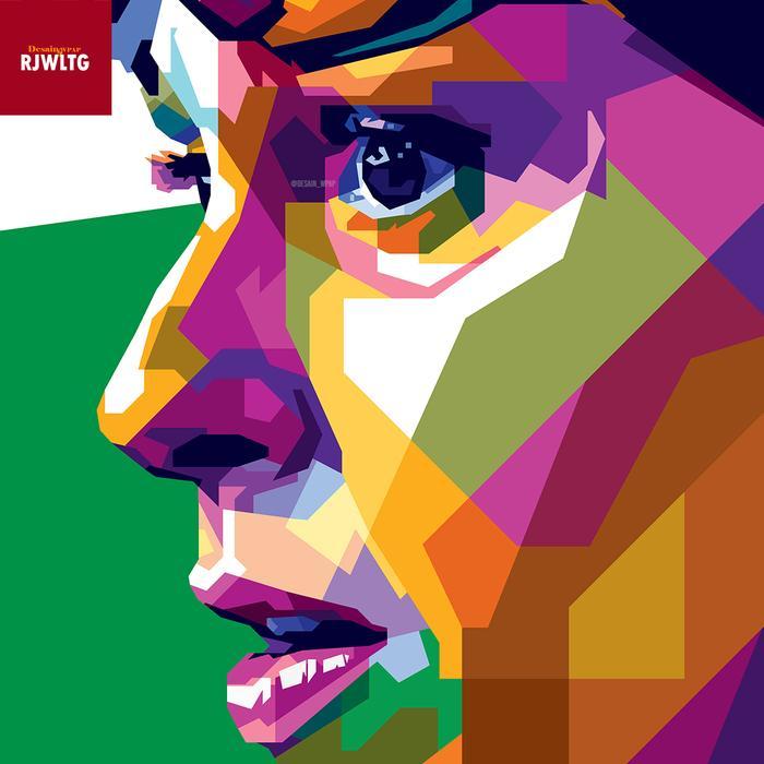 TERBAIK Sticker + Ilustrasi Custom dengan gaya Desain WPAP Kilat - selesai satu hari