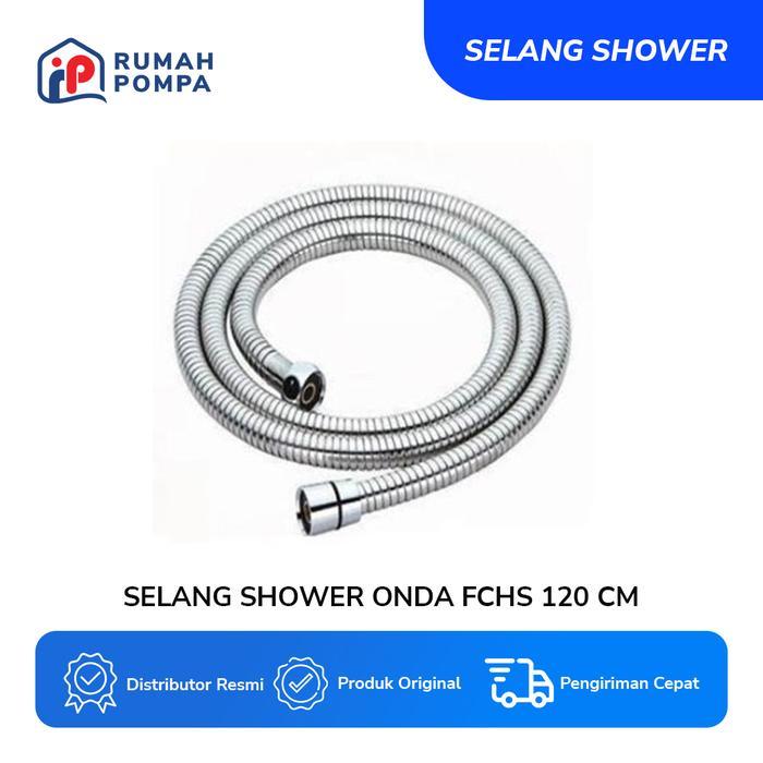 Selang Shower Onda FCHS 120 CM - Selang shower air kopling kuningan dengan drat