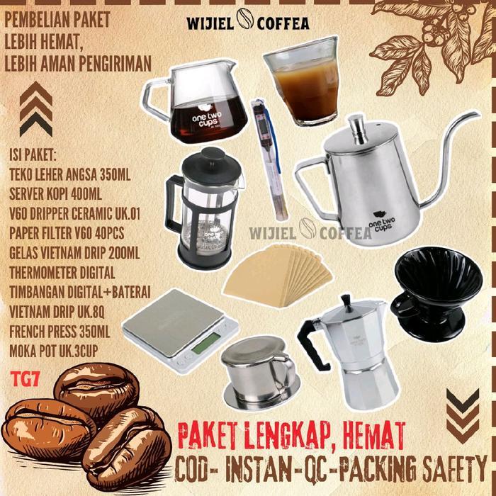 Paket Alat Kopi Rumahan - Paket Usaha Kedai Kopi - Paket Alat Kopi - Mesin Kopi - Grinder Gilingan