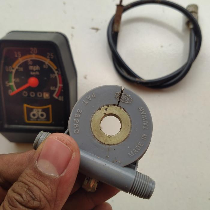 Speedometer Antik Model Analog Sepeda Jadul New Sport Made In Taiwan
