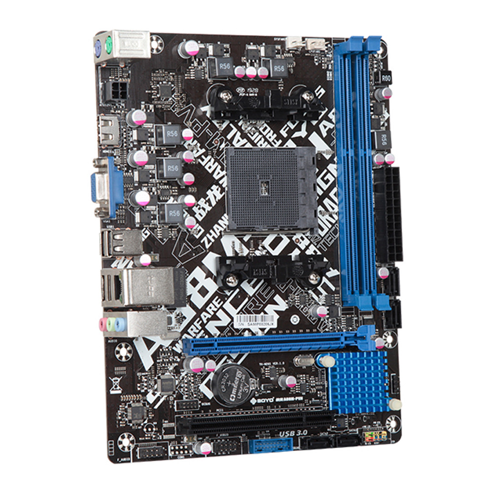 A88M Motherboard SOYO A10-5800K CPU RAN 8GComputer components Game Motherboard DDR3 SATA3 AMD