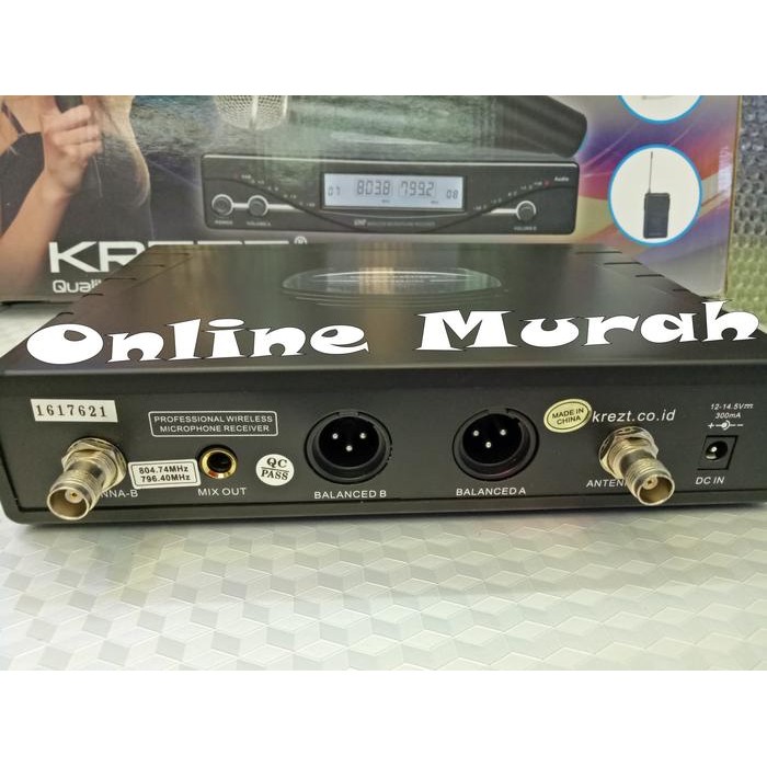 MIC WIRELESS KREZT KX 8858 2BH HEASEDT 2BH CLIP ON