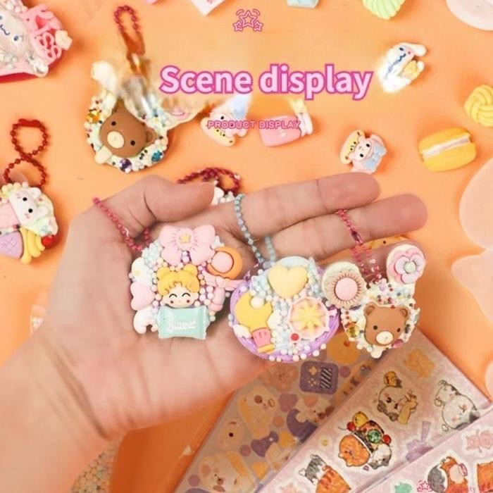 

[YUMI] COD 825PCS DIY DECO LEM KRIM STIKER GUKA DELUXE DIY KRIM TANAH