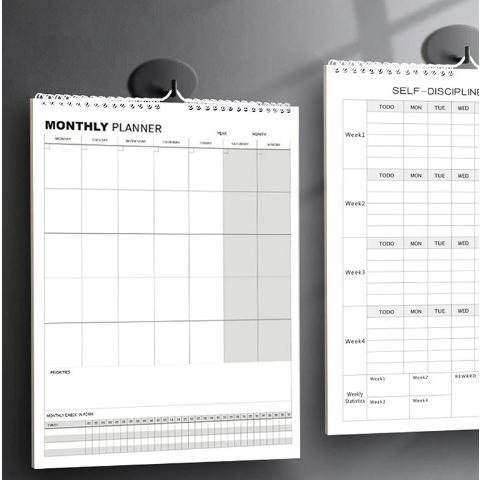 

Planner Agenda Monthly Weekly Journal Daily Buku Catatan Bisa Digantung Notebook