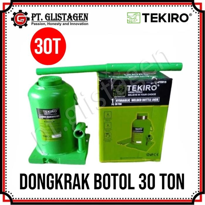 DONGKRAK BOTOL 30 TON HYDRAULIC BOTTLE JACK DONGKRAK MOBIL 30T TEKIRO
