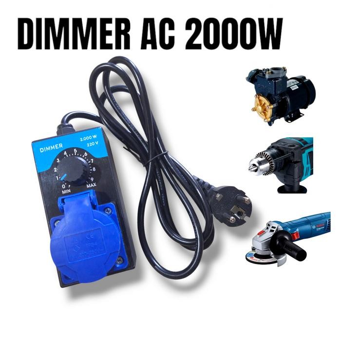 PENGATUR KECEPATAN DIMMER SCR 2000W PENGATUR KECEPATAN MESIN BOR