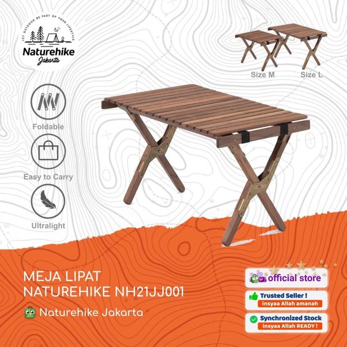 MEJA LIPAT NATUREHIKE NH21JJ001 PORTABLE CAMPING PIKNIK OUTDOOR