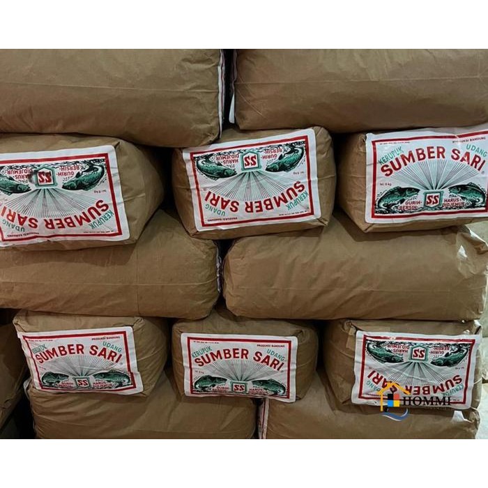 Kerupuk Udang Mentah Sumber Sari 1 Bal 5kg