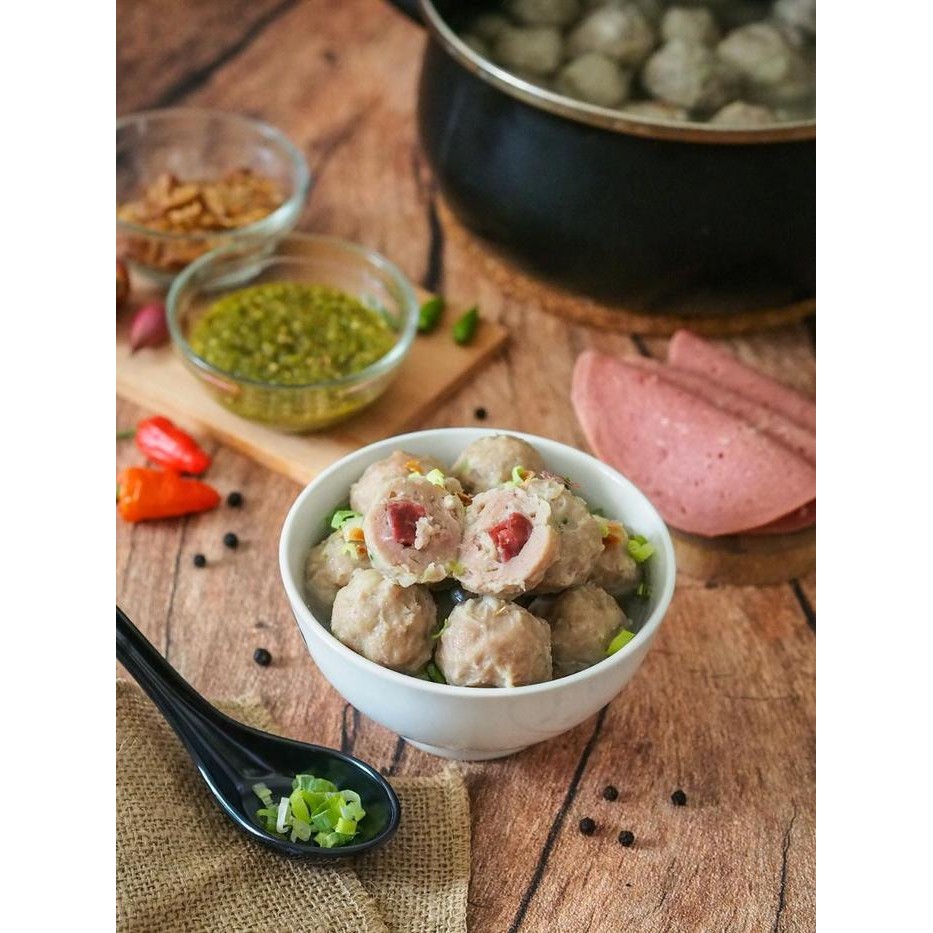 

Pilihan- Bakso Sapi Smoked Beef And Cheese