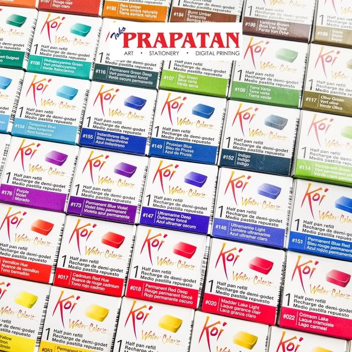 

Pilihan- Koi Watercolor Half Pan Refill / Cat Air Koi Sakura