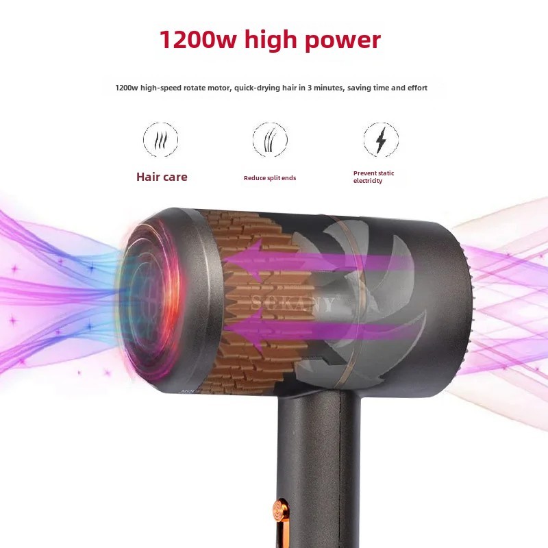 IMPORT SOKANY 2200W PROFESSIONAL HAIR DRYER FAST DRYING BLOW DRYER WITH HOT COOL AIR SETTINGS